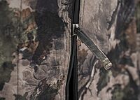 BOG Grave Digger Standing Height Ground Blind Mossy Oak with StealthZip Silent Zippers, StealthTrac Silent Windows