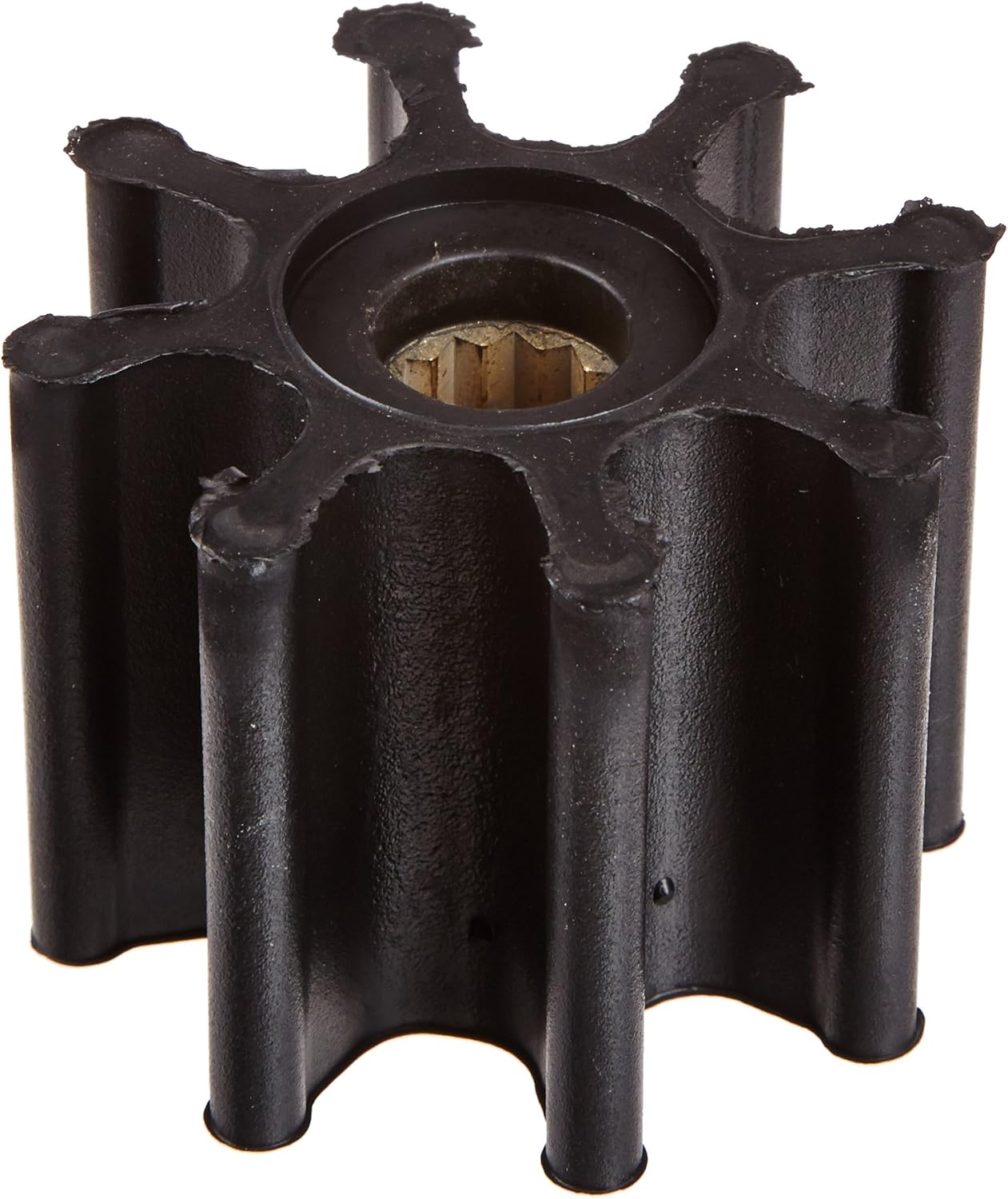 Jabsco 920-0001-P Marine Replacement Impeller (Neoprene, M Silhouette, 2" Deep, 7 Spline Drive, 5/8" Shaft, 8 Blade