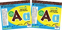 Barker Creek 4" Letter Pop-Outs 2-Pack, Hot to Dot, Jazz Up Your Bulletin Boards with These Colorful Letters