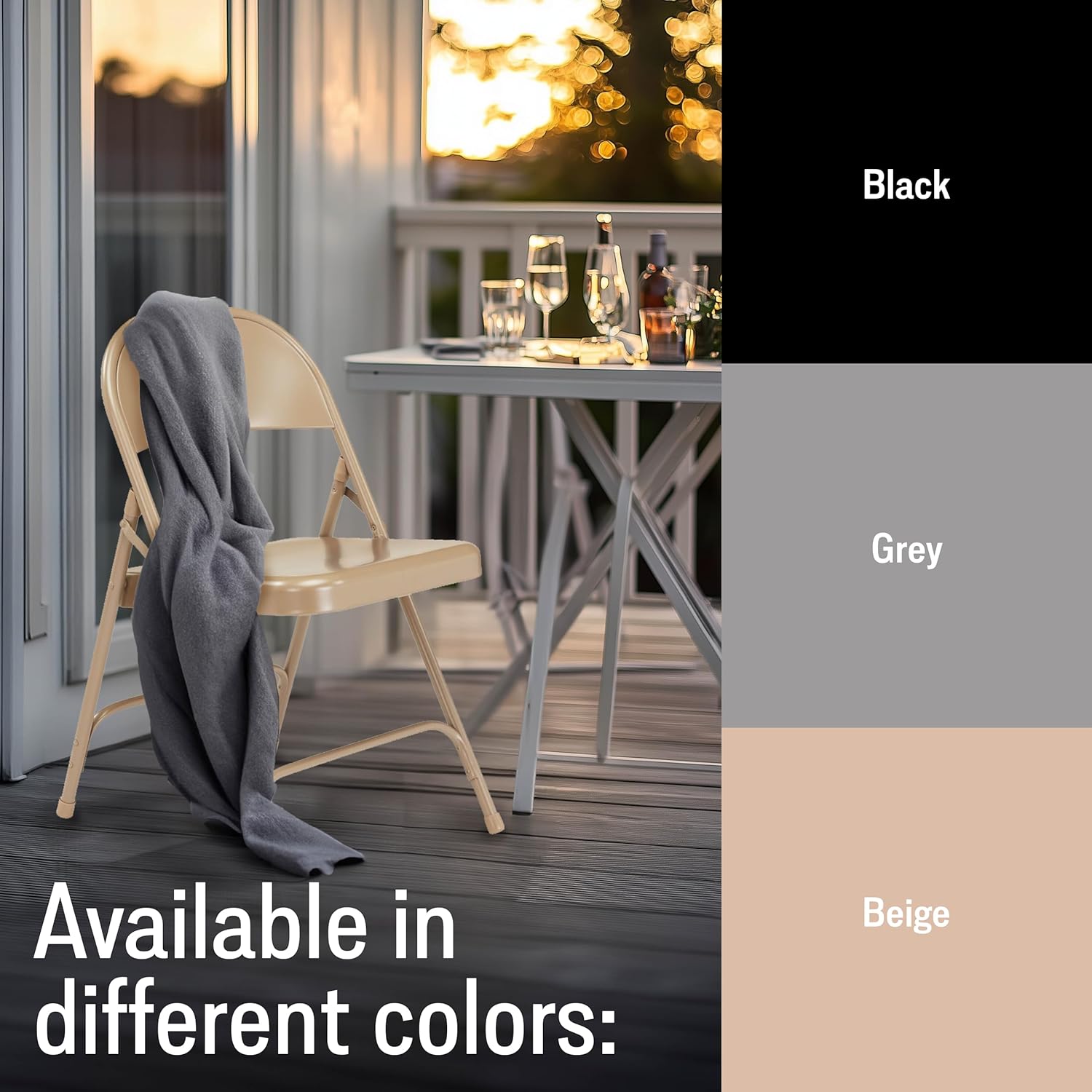 National Public Seating 50 Series Steel Portable Folding Chairs