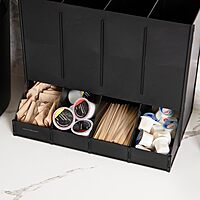 MIND READER Countertop Coffee and Condiment Organizer