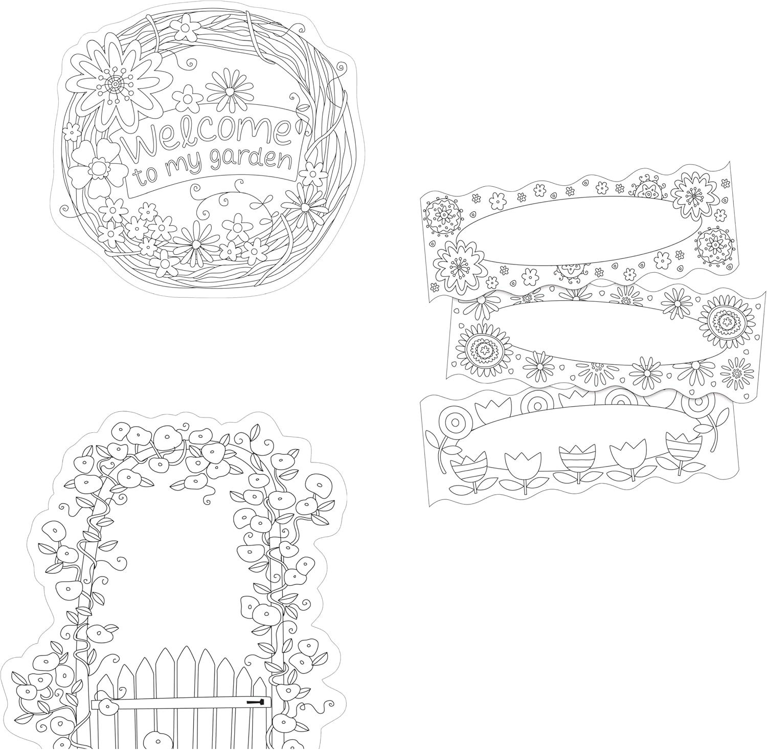 BARKER CREEK Double-Sided Cut-Out Accents