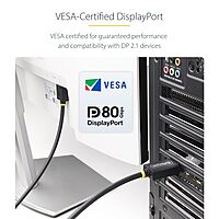 StarTech.com VESA-Certified DisplayPort 2.1 Cable (Male-to-Male)