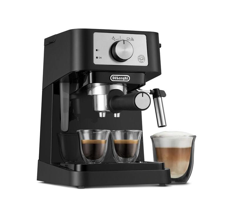 De'Longhi Stilosa Manual Espresso Machine, Compact Coffee Maker, 15 Bar Pump Pressure