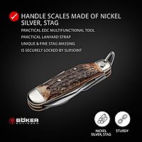 BOKER Camp Knife Stag