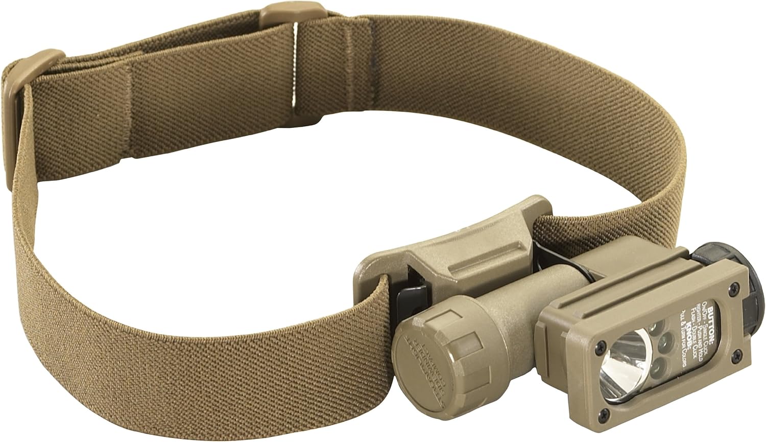 Streamlight 14102 Sidewinder Compact 55-Lumens Hands Free Military Flashlight with Helmet Mount & Lithium Battery in