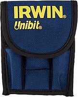 Irwin Tools IRWIN Unibit 502T Step Drill Bit Set with Nylon Pouch, Titanium Nitride Coated, 3pc (15502)