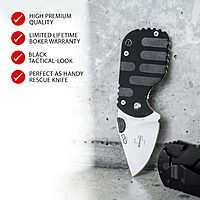 Böker Plus Subcom 2.0 Black - knife with Zytel handle scales - with D2 blade - with clip