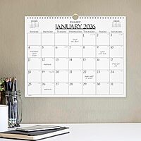 AT-A-GLANCE 2026 Wall Calendar, Monthly, 15" x 12", Medium, Business (997-1-26) 2026 New Edition