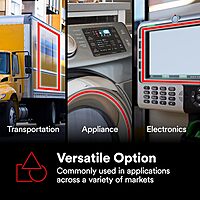 3M VHB Tape 4991, Gray, 1/2 in x 36 yd, 90 Mil