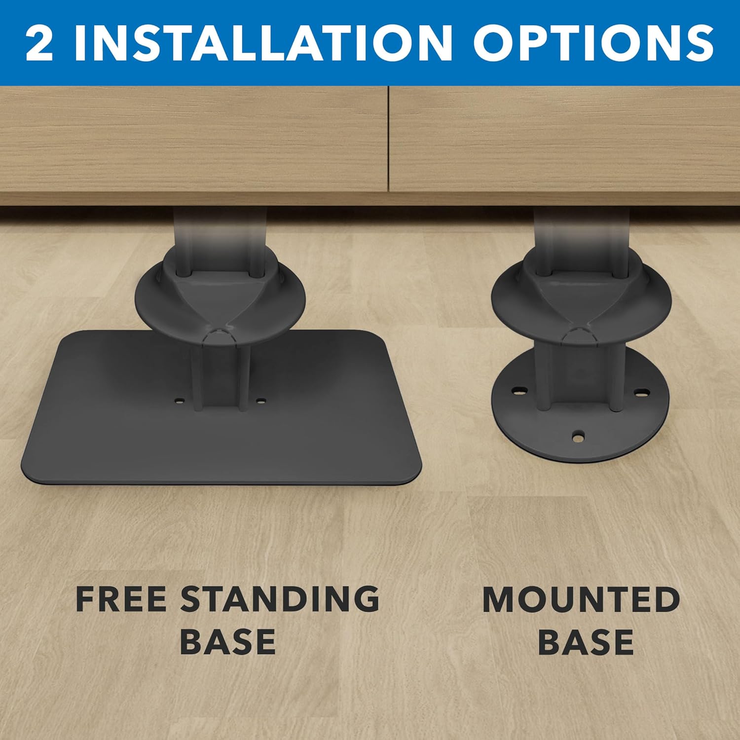 Mount-It! Anti-Theft Floor Stand Compatible with iPad, Contact-Less Universal Lockable Tablet Kiosk