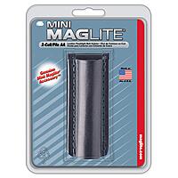 Maglite Black Plain Leather Holster for AA Cell Mini Flashlights