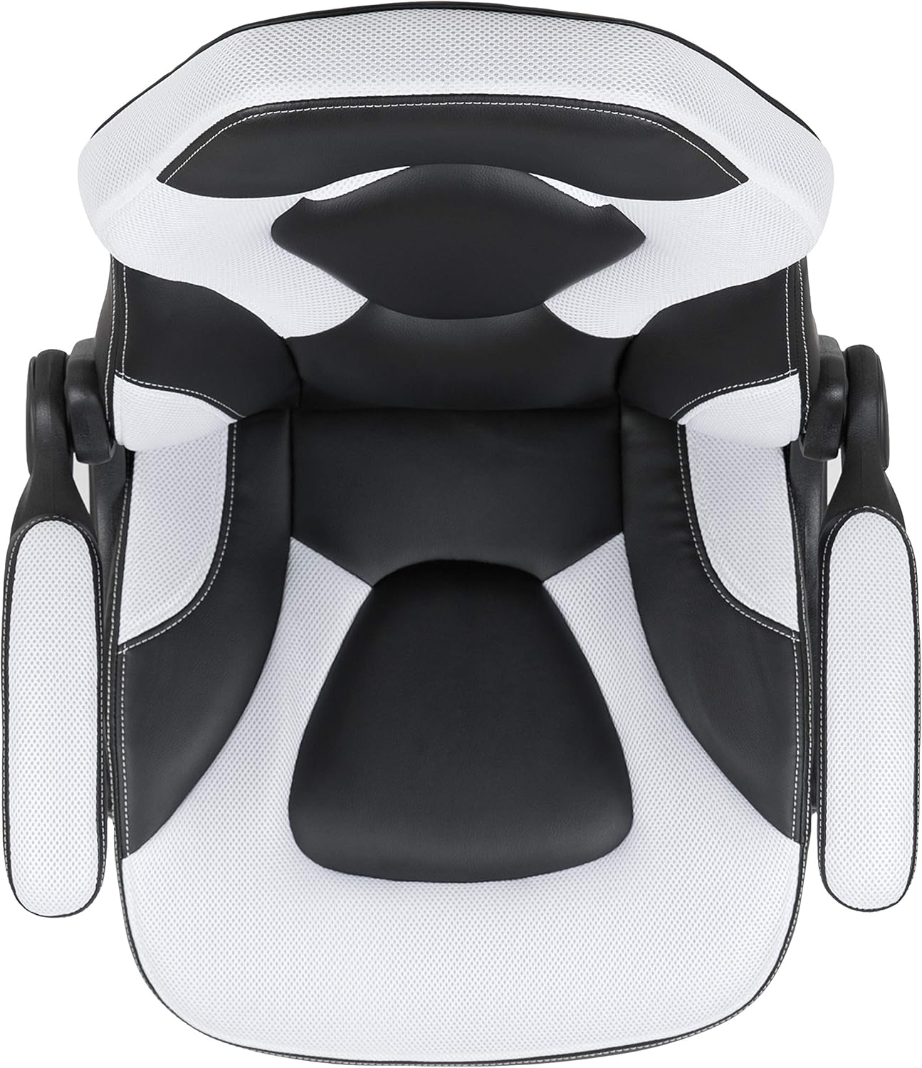 Flash Furniture X10 High-Back LeatherSoft Racing Style Gaming Chair with Flip-Up Arms