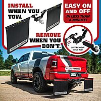 ROCK TAMERS Hub Mudflap System - Adjustable and Removable