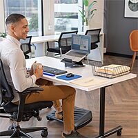 Fellowes 58021 Medium Mouse Pad (Blue) 7.8L x 9.1W inches