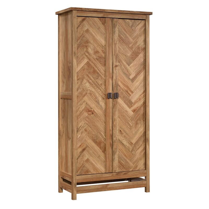 Sauder Cannery Bridge Storage Cabinet/ Pantry Cabinet, Sindoori Mango finish L: 35.20" x W: 16.26" x H: 71.97" Sindoori