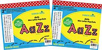 Barker Creek 2" Letter Pop-Outs 2-Pack, Dots, Jazz Up Your Bulletin Boards with These Colorful Letters, 1352 Upper and Lowercase Letters, Numbers & Punctuation Marks, 2" (3655)