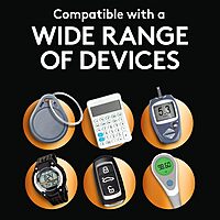 Duracell 2032 Lithium Battery, 6 Count (Pack of 1), Child Safety Features, Compatible with Key Fob, Tea Light Candles and Other Devices, CR2032 Battery