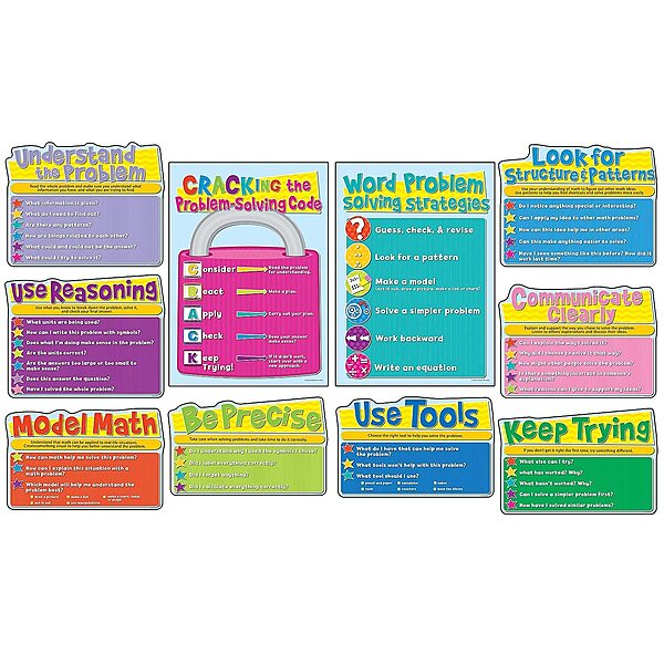 Carson-Dellosa Curriculum-Aligned Math Bulletin Board Sets