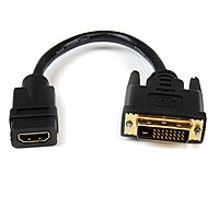 StarTech.com 8in HDMI to DVI-D Video Cable Adapter