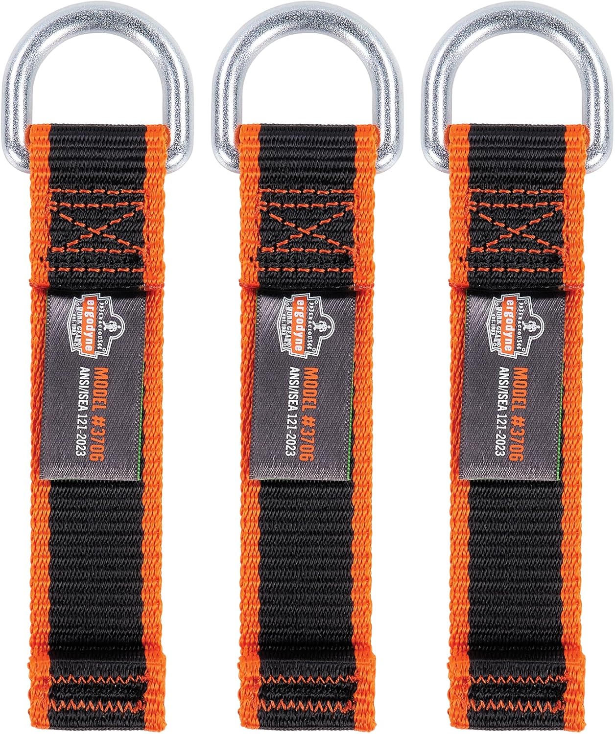 Ergodyne Squids 3706 Tool Tethering Attachment for Hand Tools, 5lbs Weight Rating, 3-Pack