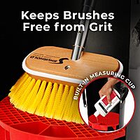 SHURHOLD One Bucket System - 5 Gallon Bucket with Rope Handle, Lid, Caddy & Grate