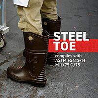 DUNLOP PROTECTIVE FOOTWEAR Durapro Steel Toe Waterproof PVC Work Boots