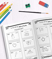 Skills For Success Elementary Spanish Workbook for Kids, Grades K-5 Spanish Vocabulary, Puzzles, and Writing Practice, Kindergarten — 5th Grade Spanish Classroom or Homeschool Curriculum