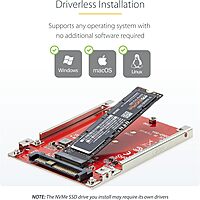 StarTech.com PCIe NVMe Host Adapters - M.2, U.2, U.3, SFF