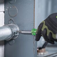 Greenlee 0153-42C 6-in-1 Multi-Tool Screwdriver with Flat-Tip, Phillips, and Hex Bits