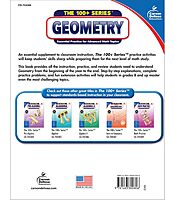 Carson Dellosa The 100 Series Geometry Workbook, Math Book for Grades 8 and Up Covering Trigonometry, Geometric Equations, and More, Classroom or Homeschool Curriculum (Volume 7)