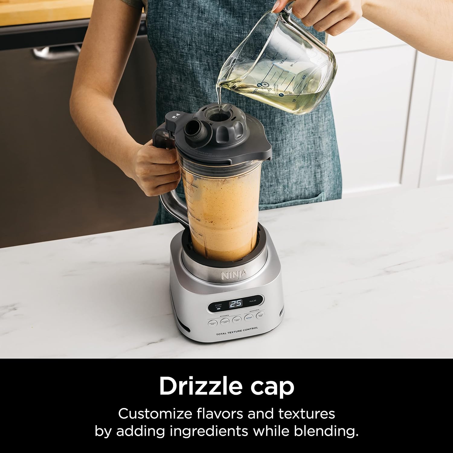 Ninja SS151 TWISTi Blender DUO, High-Speed 1600 WP Smoothie Maker & Nutrient Extractor* 5 Functions Smoothie, Spreads & More