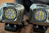 Smith & Wesson Night Guard Series Rechargeable Waterproof Headlamps with Hat/Pocket Clip