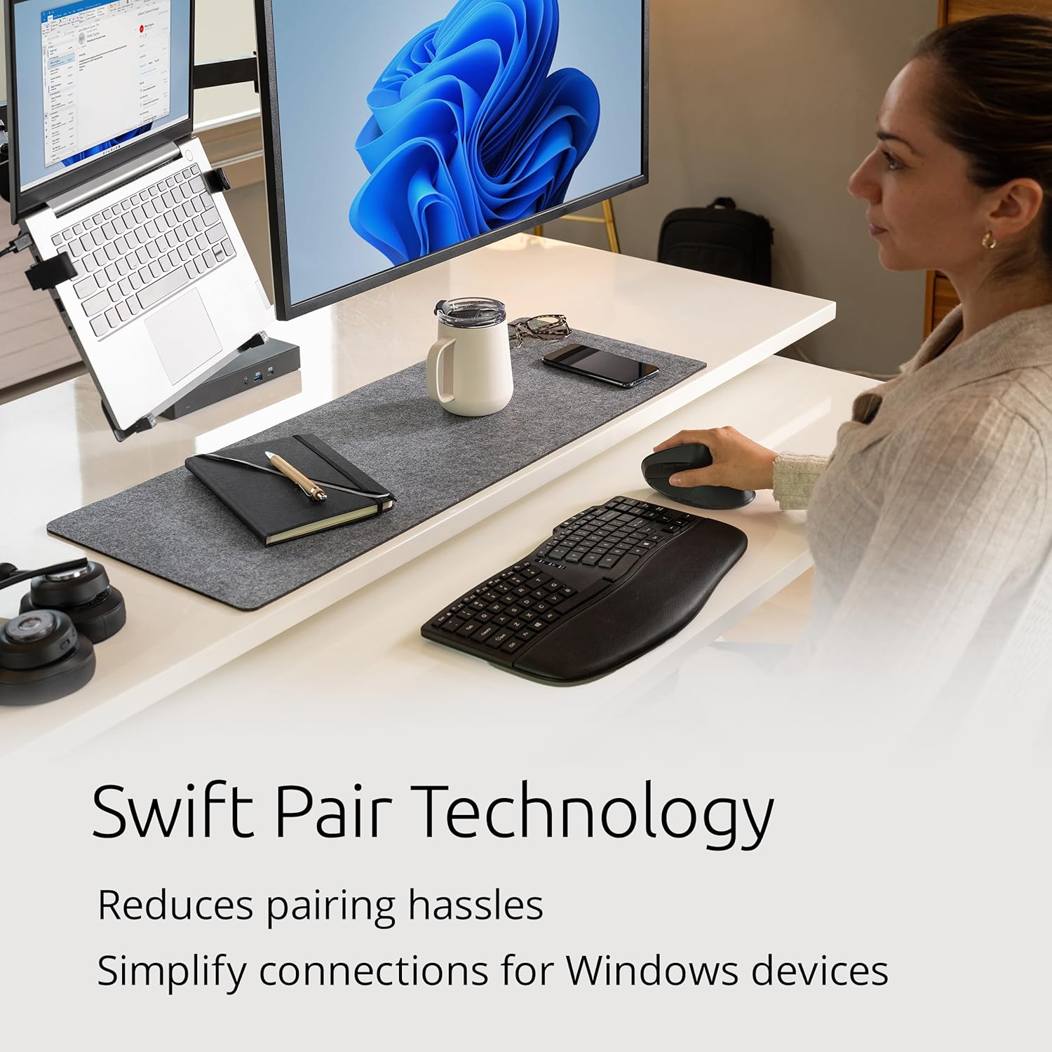 KENSINGTON Pro Fit Ergo Wireless Keyboard