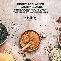 Think Jerky Original Beef Sticks, Gluten and Sugar Free, No Nitrates, Keto Paleo Friendly High Protein Low Carb Meat Snack