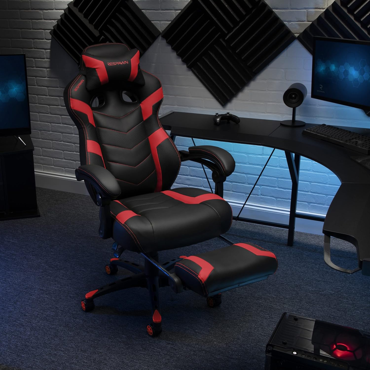 RESPAWN 110 Pro Ergonomic Gaming Chair with Footrest