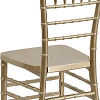 Flash Furniture Hercules Premium Series Chiavari Chair for Formal Events and Banquets, Commercial/Residential All-Occasion Event Chair, Gold 1