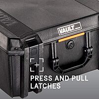 Pelican Vault V550 Hard Case (Camera, Pistol, Gear, Equipment) With Foam V550 Black