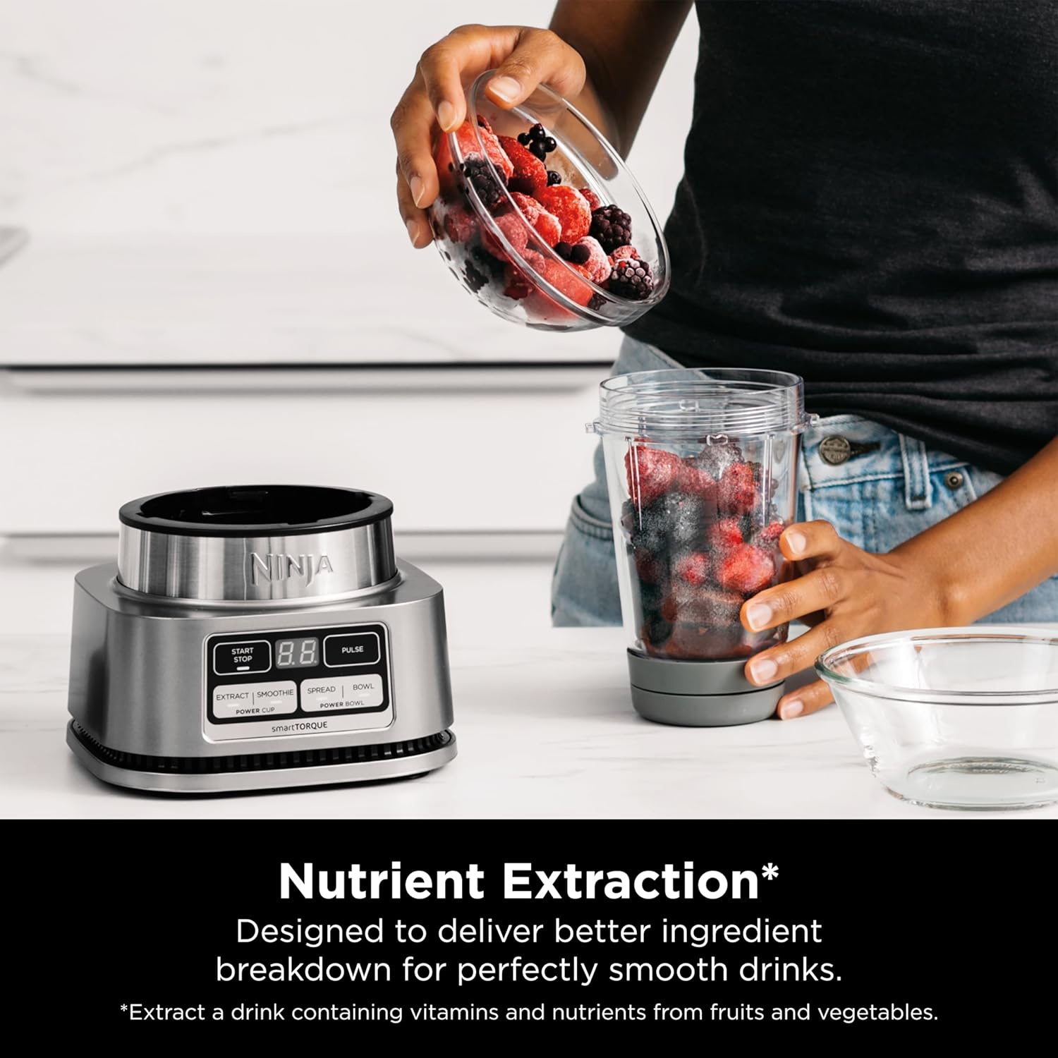 Ninja Blenders for Kitchen | Smoothie Blender, Mixer, Grinder - Premium Blending Performance for Sauces, Frozen Drinks