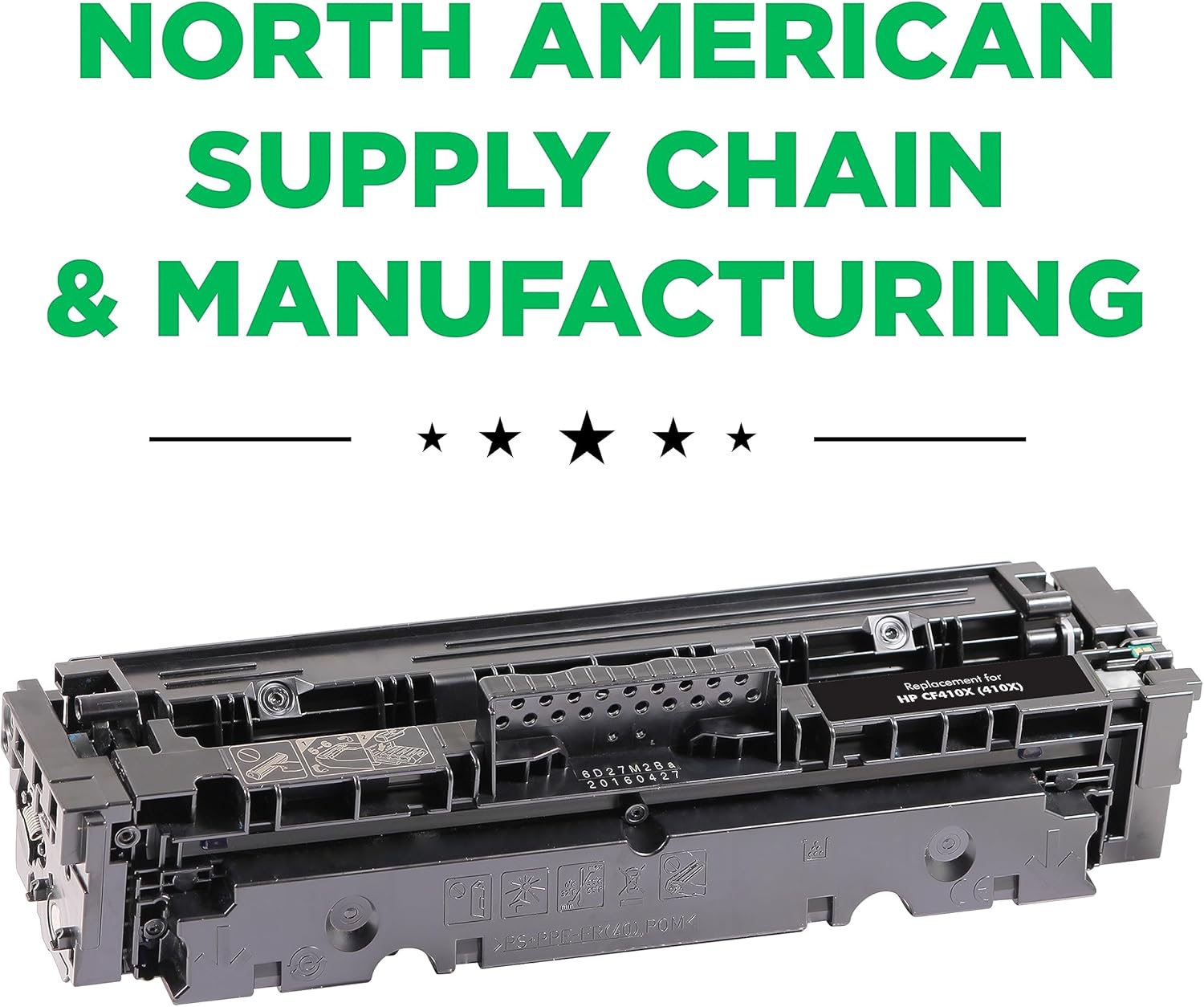 Clover Remanufactured Toner Cartridge Replacement for HP 410X/410A