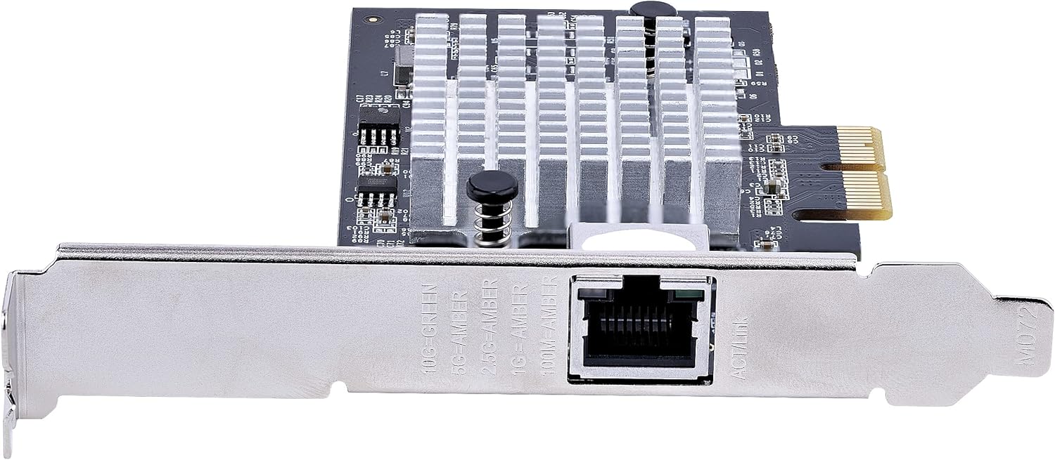 StarTech.com 1-Port 10Gbps PCIe Network Adapter Card, Network Card for PC/Server