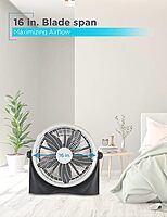 BLACK+DECKER Portable Indoor Fans, 3-Speed Tabletop & Floor