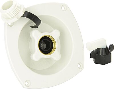 Shurflo by Pentair Pressure Reducing City Water Entry - Wall Mount - Gel White