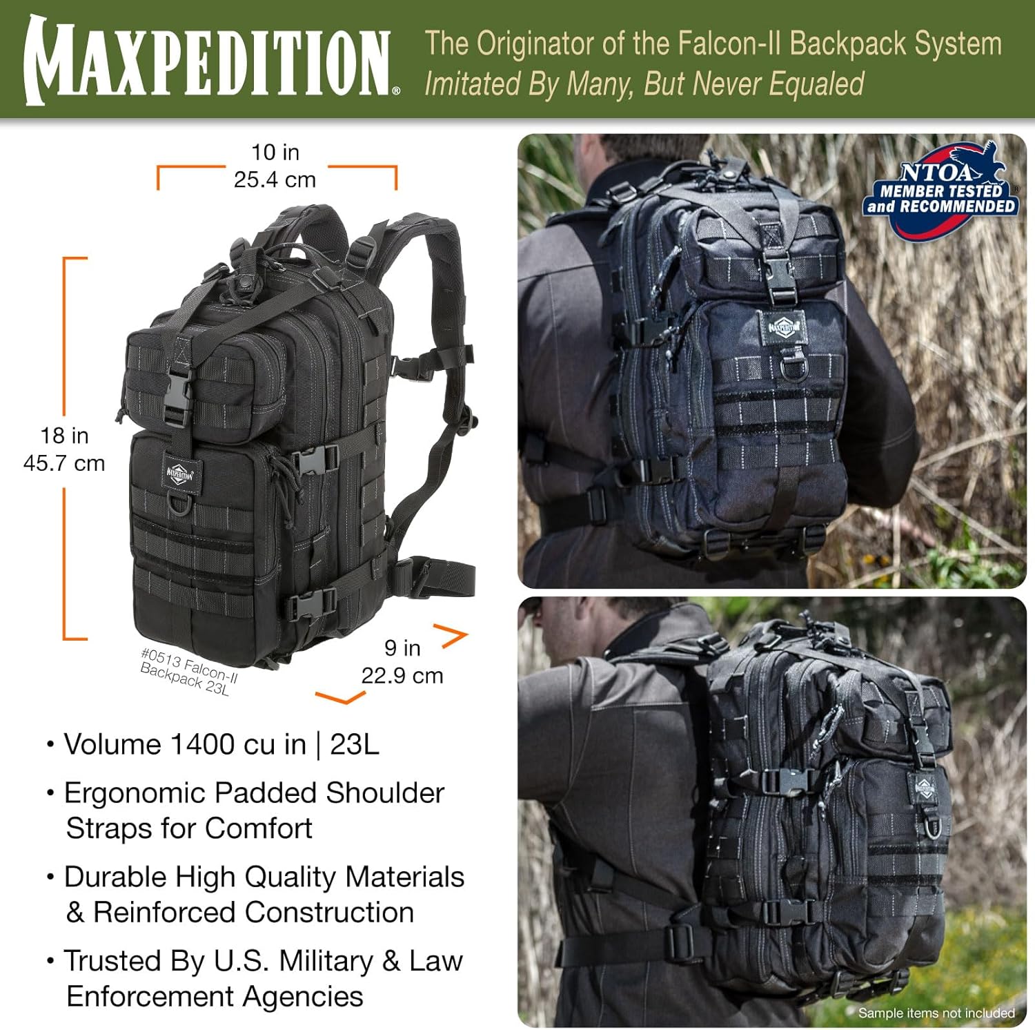 MAXPEDITION Falcon-II Tactical Backpack