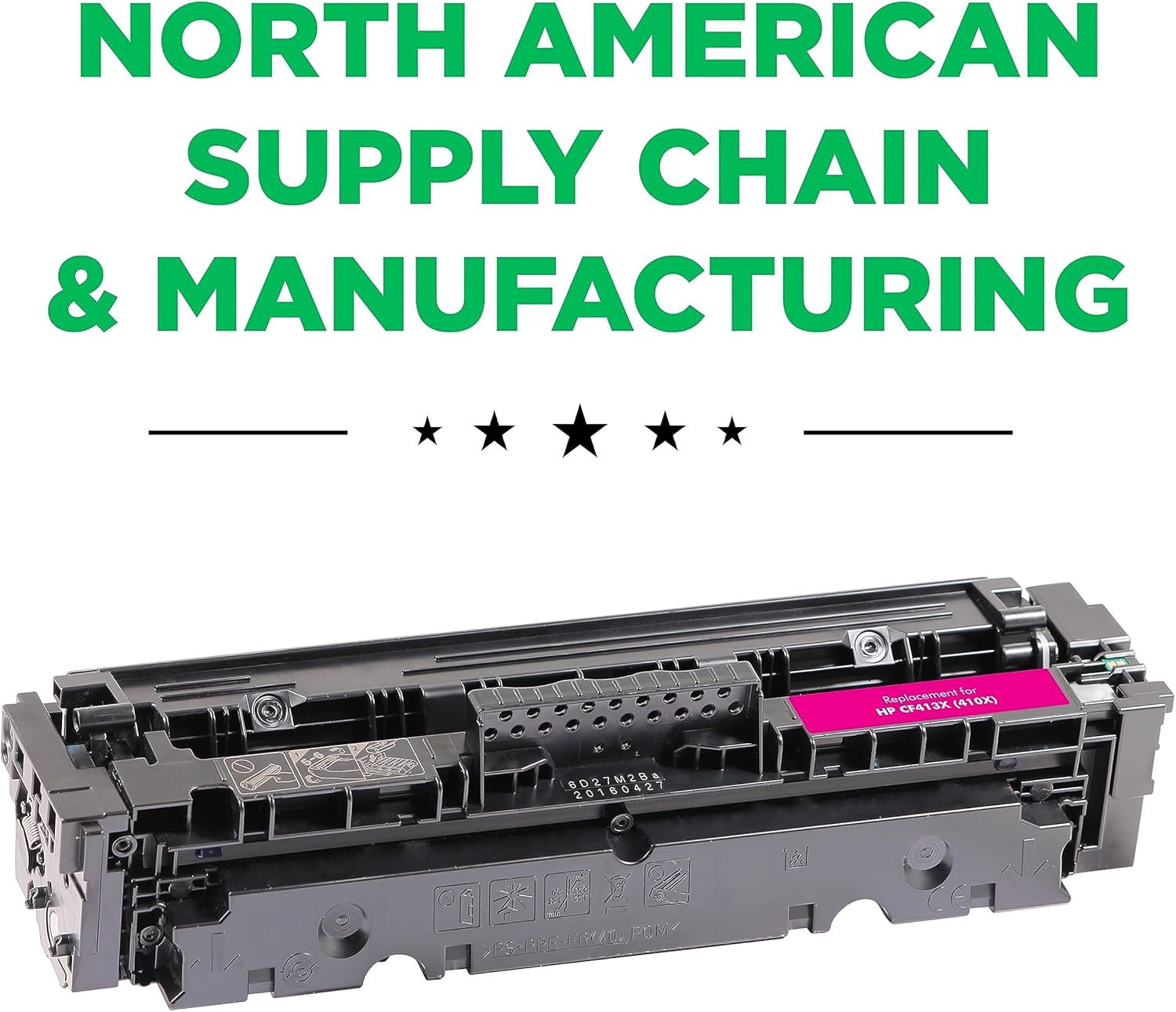 Clover Remanufactured Toner Cartridge Replacement for HP 410X/410A