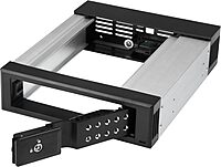 StarTech.com 5.25" to 3.5" Trayless Hard Drive Hot Swap Bay - Removable Hard Drive Bay for 3.5" SATA/SAS Drives