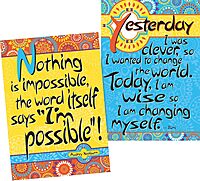 BARKER CREEK Art Print and Poster Set, Inspirational Classroom Decor