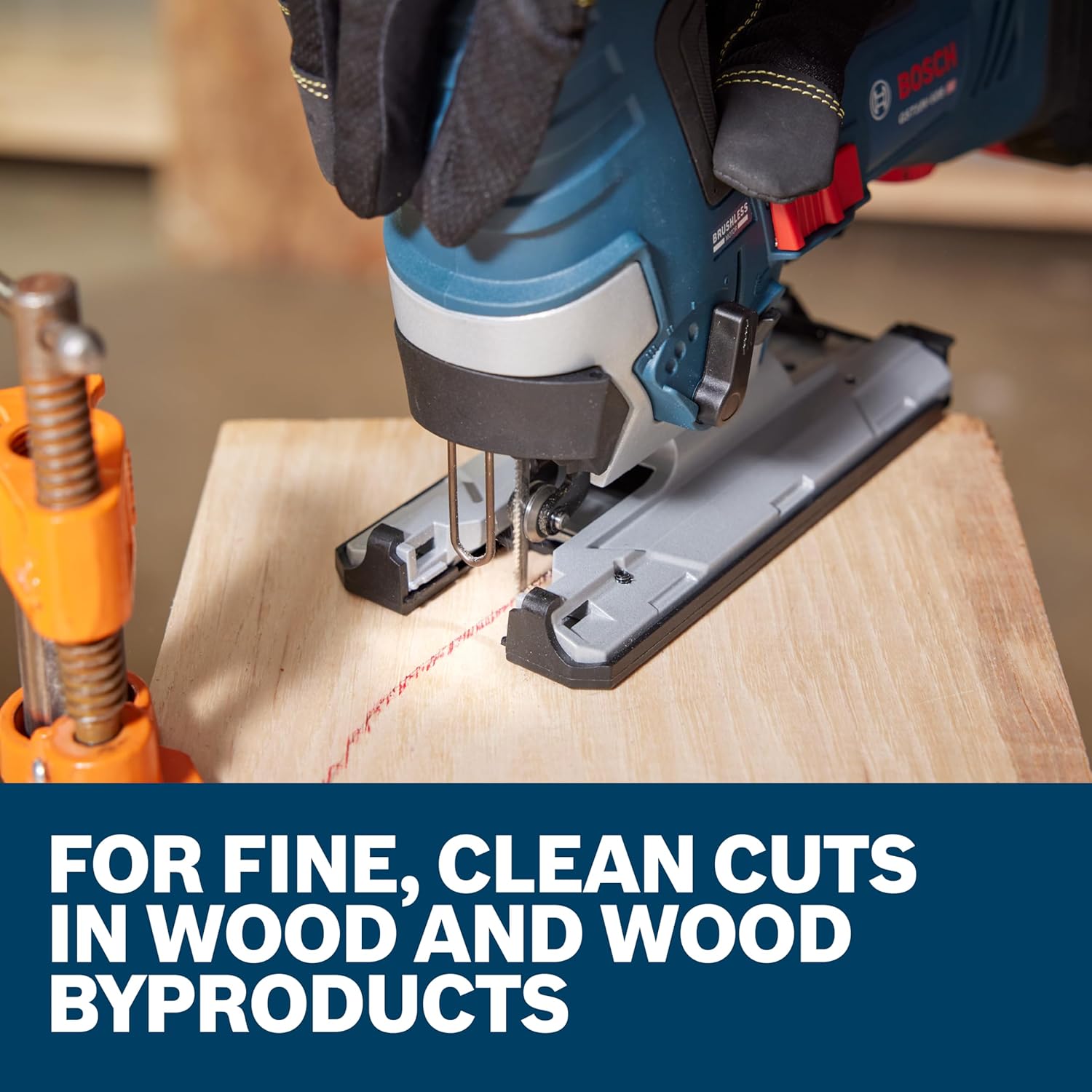 Bosch T101B 5 pc. 4 in. 10 TPI Variable Pitch Clean for Wood T-Shank Jig Saw Blades