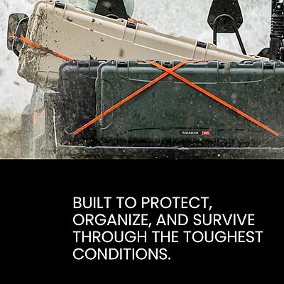 NANUK 985 Hard Firearm Case with Wheels & Custom Foam Insert