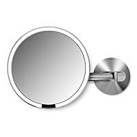simplehuman 8" Sensor Makeup Mirror, Wall Mount, 5x Magnification, Hard-Wired (100-240V)